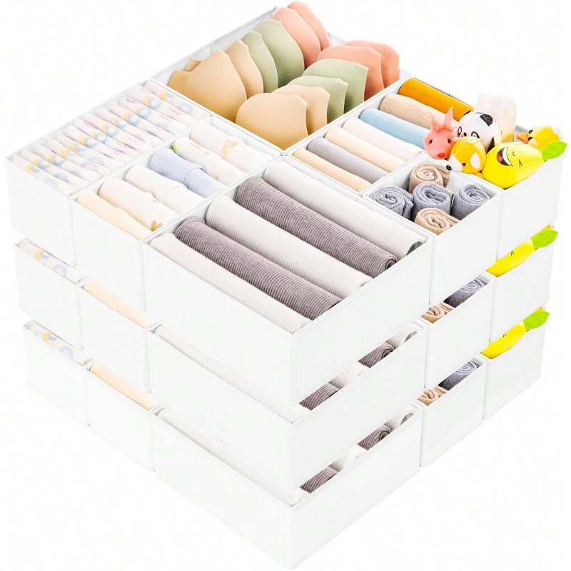 Baby Nursery Closet Organization - منظم أدراج ملابس من 15 قطعة