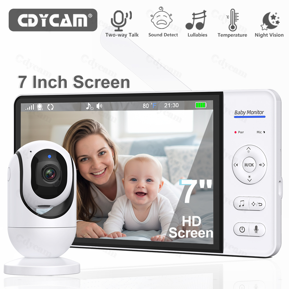 Wearable Baby Monitor - 7.0 ''فيديو مراقبة الطفل 720P 5000mAh