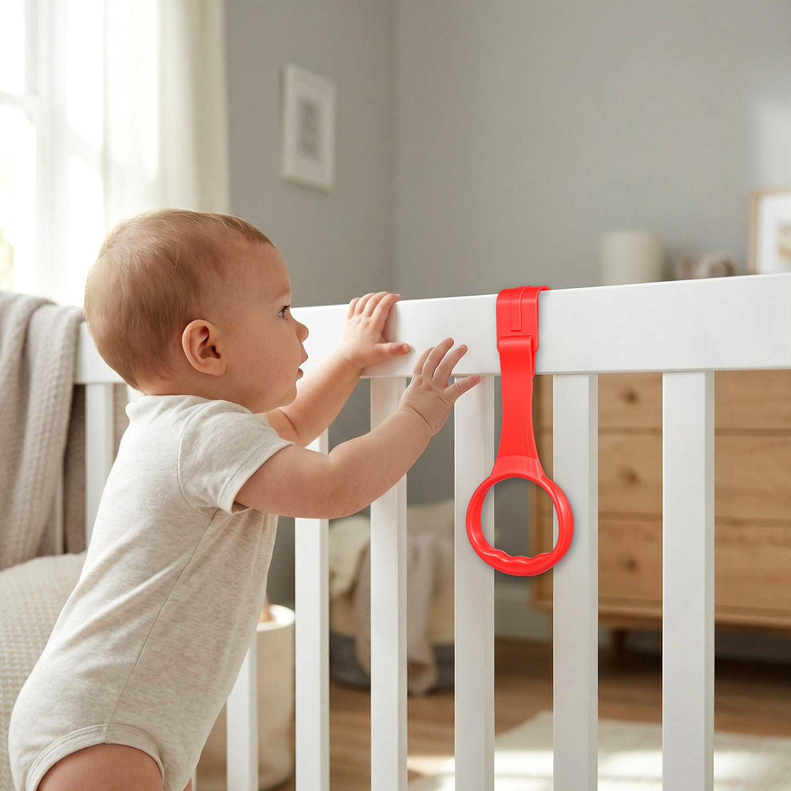 Baby Nursery Crib - 6 قطع حلقات تعليق لسرير الأطفال