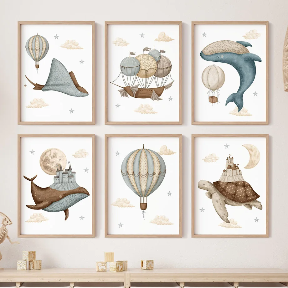 Baby Nursery Posters - لوحات فنية جدارية لغرفة الأطفال بتصاميم