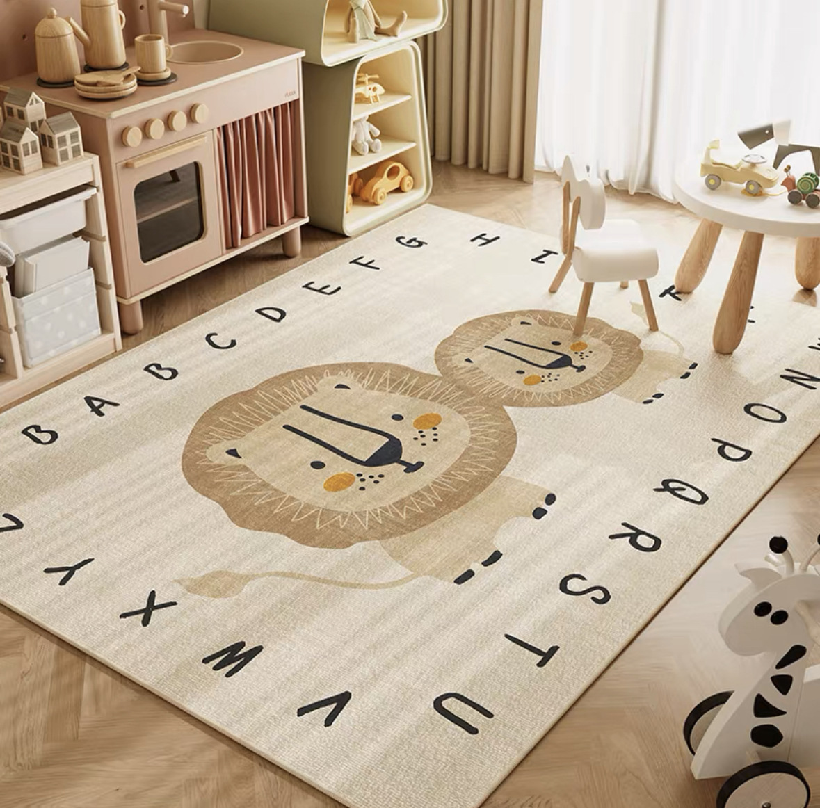 Baby Nursery Neutral - سجادة أرضية للأطفال من فيكاما بتصميم
