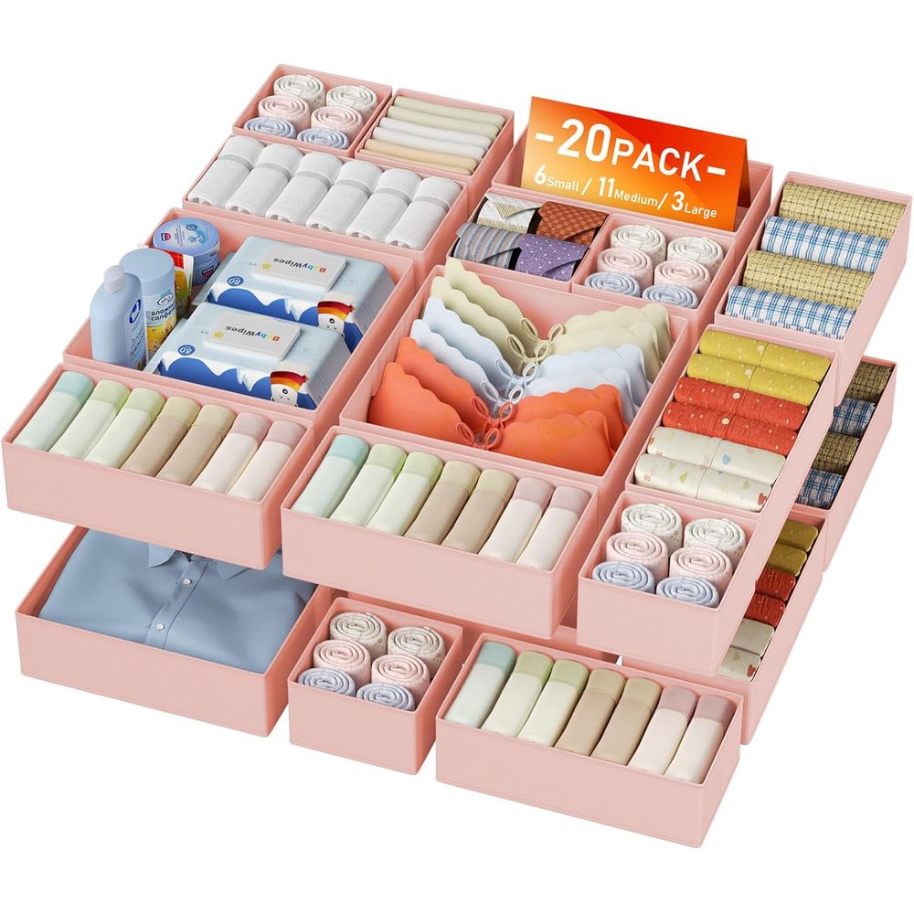 Baby Nursery Closet Organization - منظم ملابس 20 قطعة - منظمات