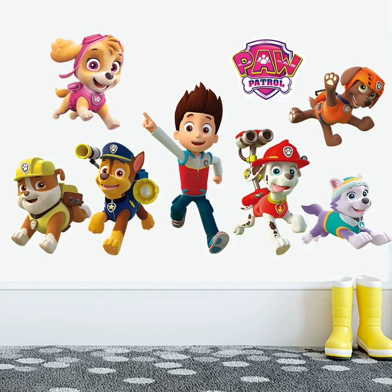 Baby Nursery Vinyl - ملصقات حائط كرتونية على شكل كلب