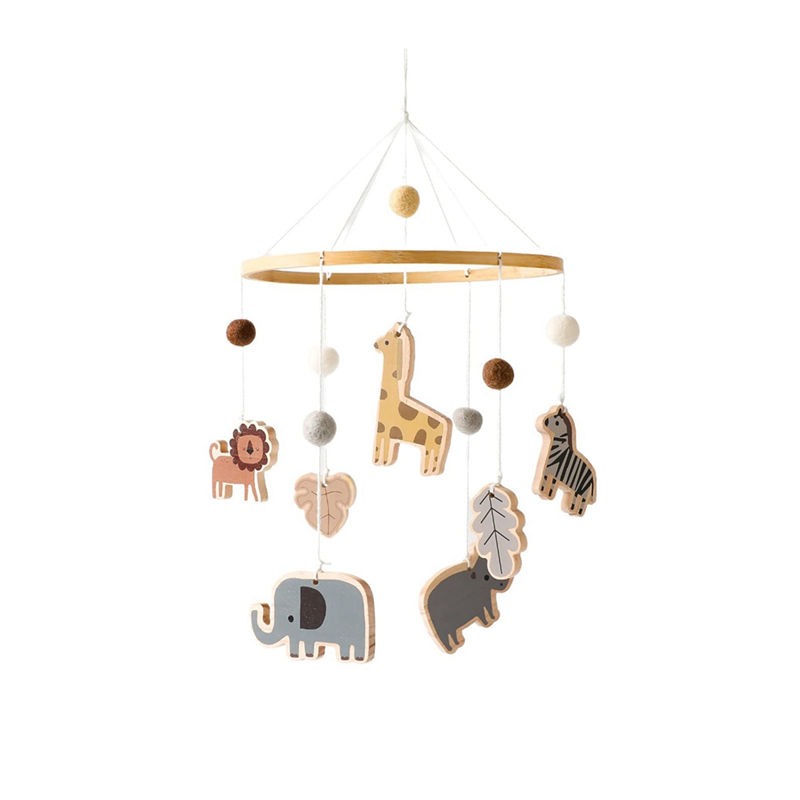 Baby Nursery Neutral - X18A-Baby Mobile For Crib - حيوانات