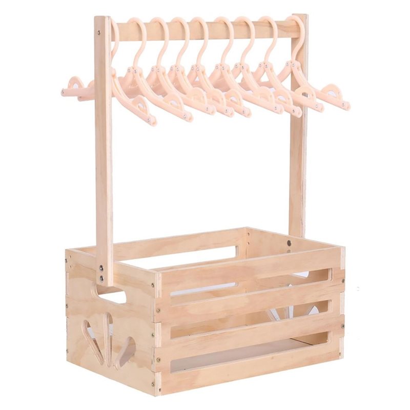 Baby Nursery Handles - سلة هدايا خشبية لحفلات استقبال المولود