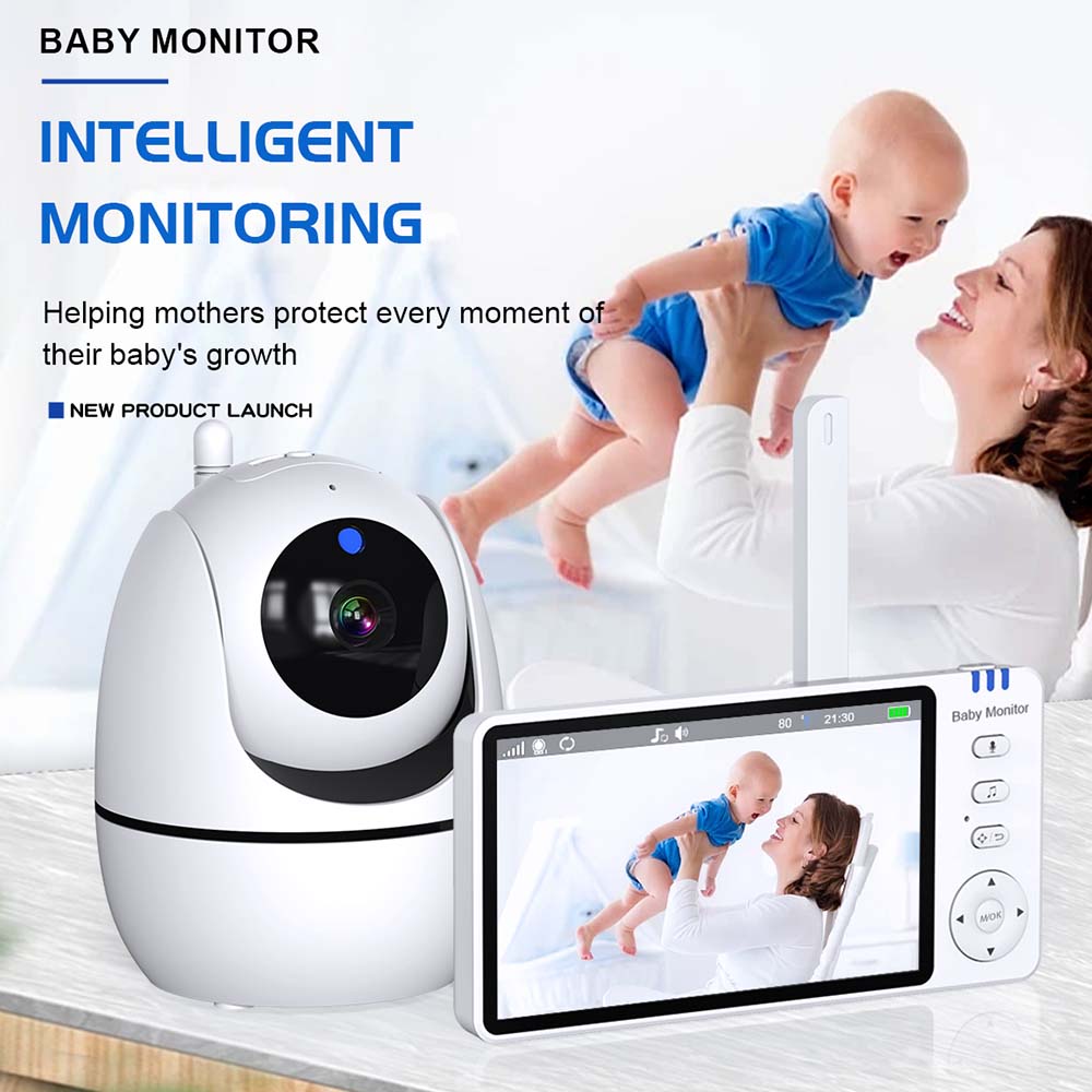 5 بوصة مراقبة الطفل بالفيديو ، - مراجعة Wearable Baby Monitor وسعره
