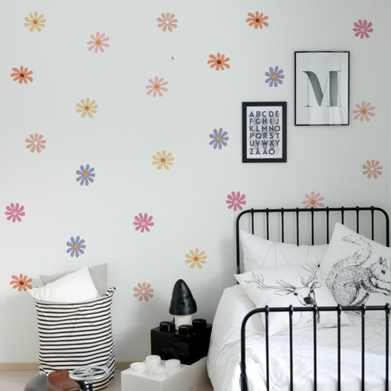 ديزي الأزهار ملصقات الحائط الأ - مراجعة Baby Nursery Peel And Stick Wallpaper وسعره