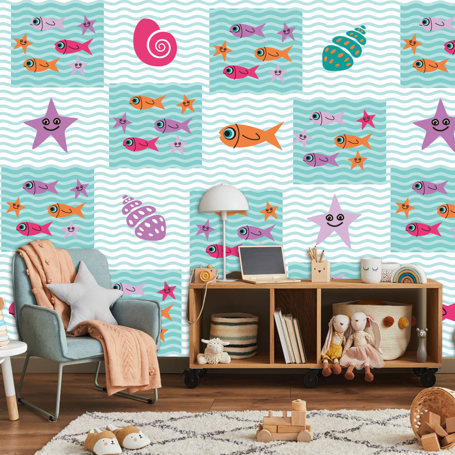 ورق حائط صور قابل للتقشير والل - مراجعة Baby Nursery Peel And Stick Wallpaper وسعره