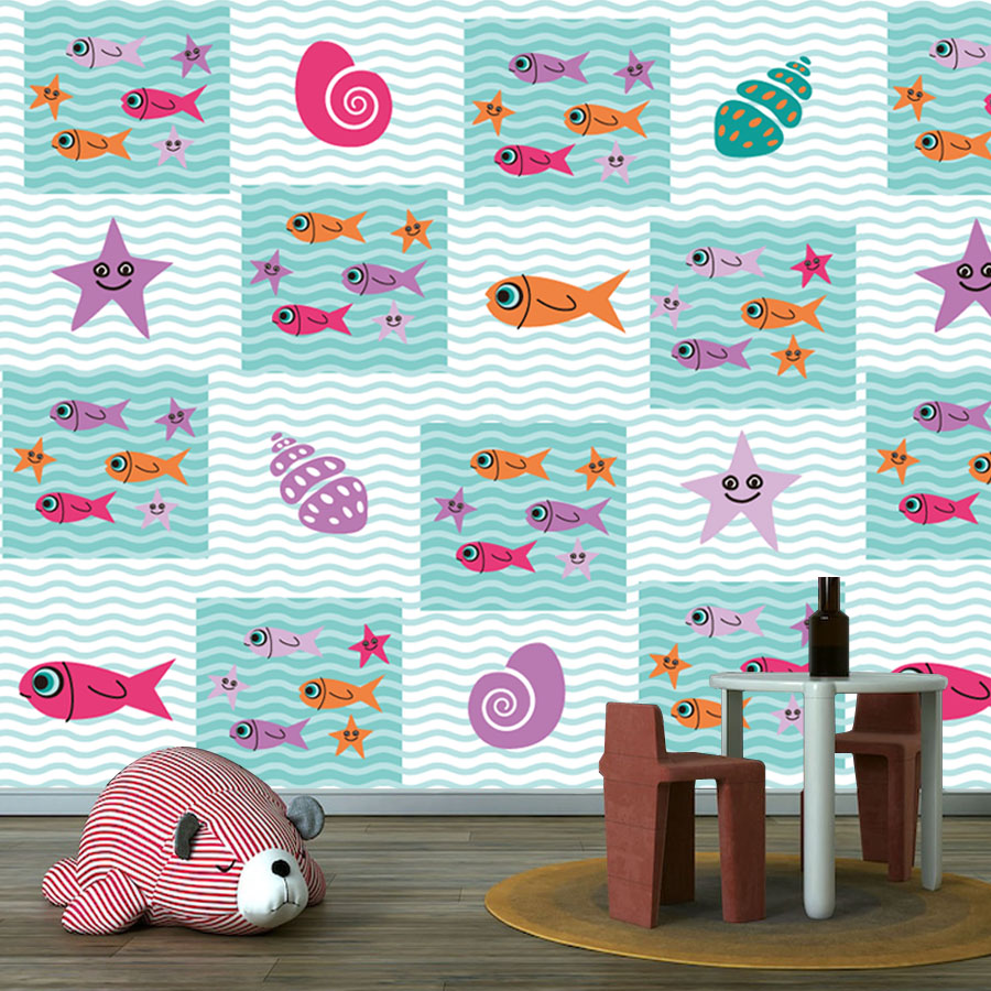 ورق حائط صور قابل للتقشير والل - مراجعة Baby Nursery Peel And Stick Wallpaper وسعره