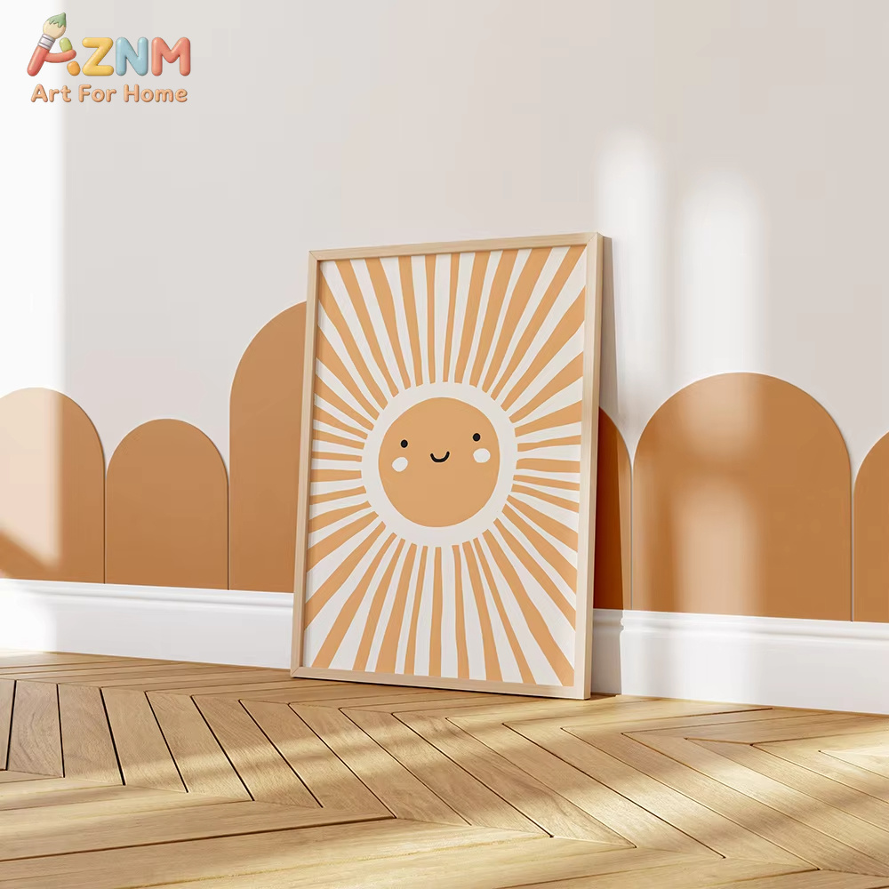 لوحة فنية قماشية بوهو من AZNM  - مراجعة Baby Nursery Neutral وسعره
