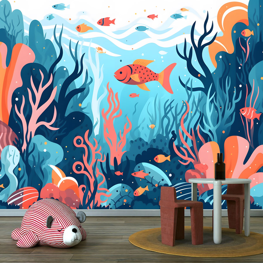 ورق جدران كرتوني لاصق 6+ قطع ل - مراجعة Baby Nursery Peel And Stick Wallpaper وسعره