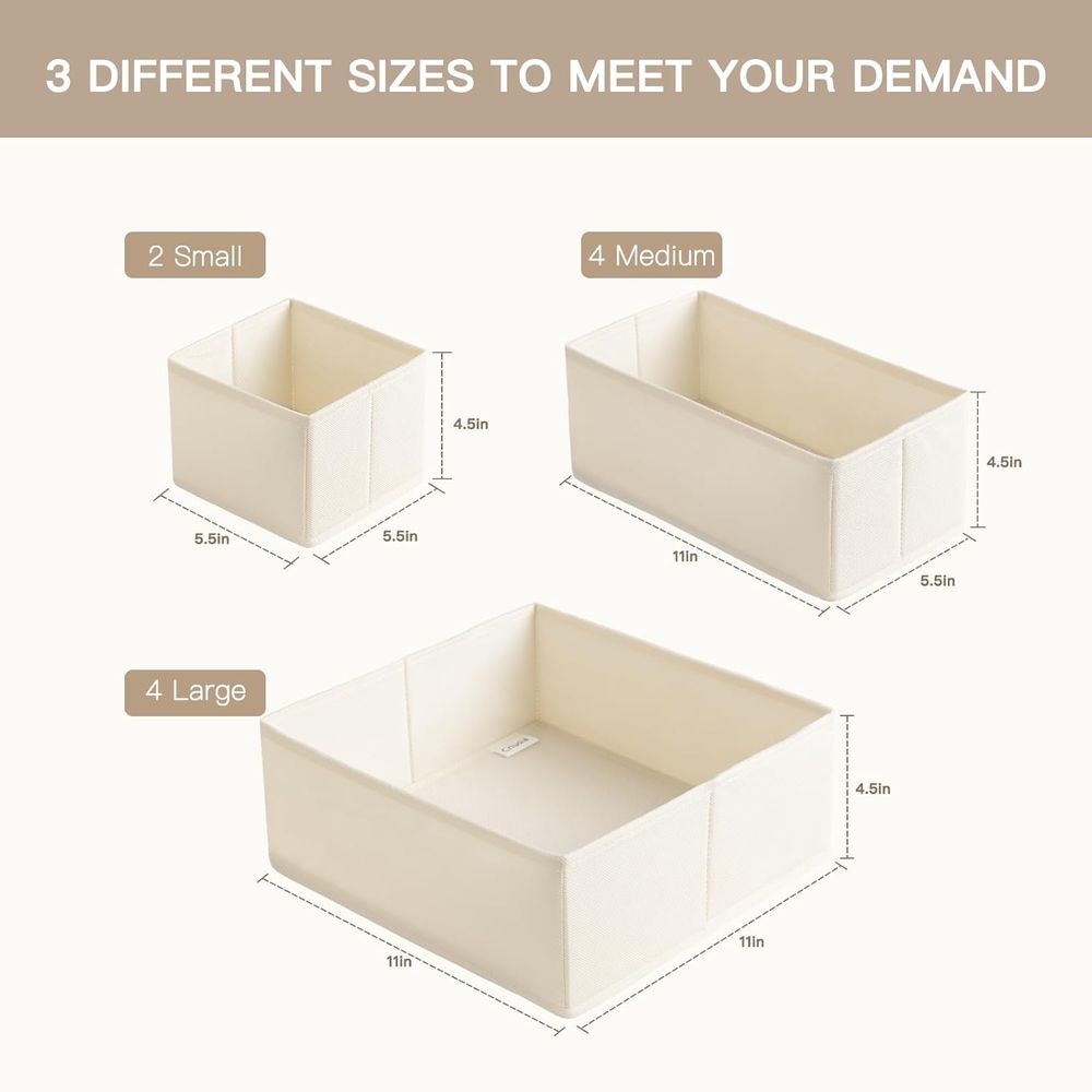 منظم أدراج من 10 قطع لملابس ال - مراجعة Baby Nursery Closet Organization وسعره