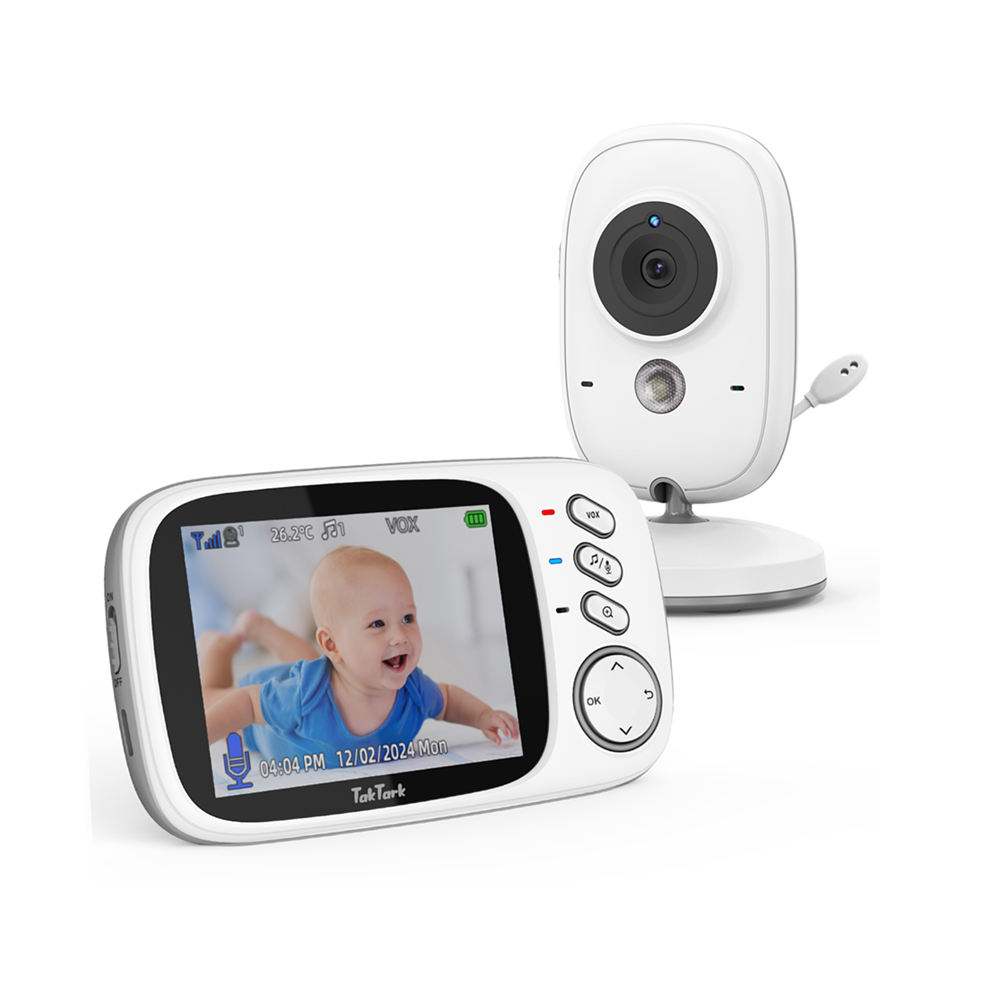 TakTark 3.2 بوصة فيديو لاسلكي  - مراجعة Wearable Baby Monitor وسعره