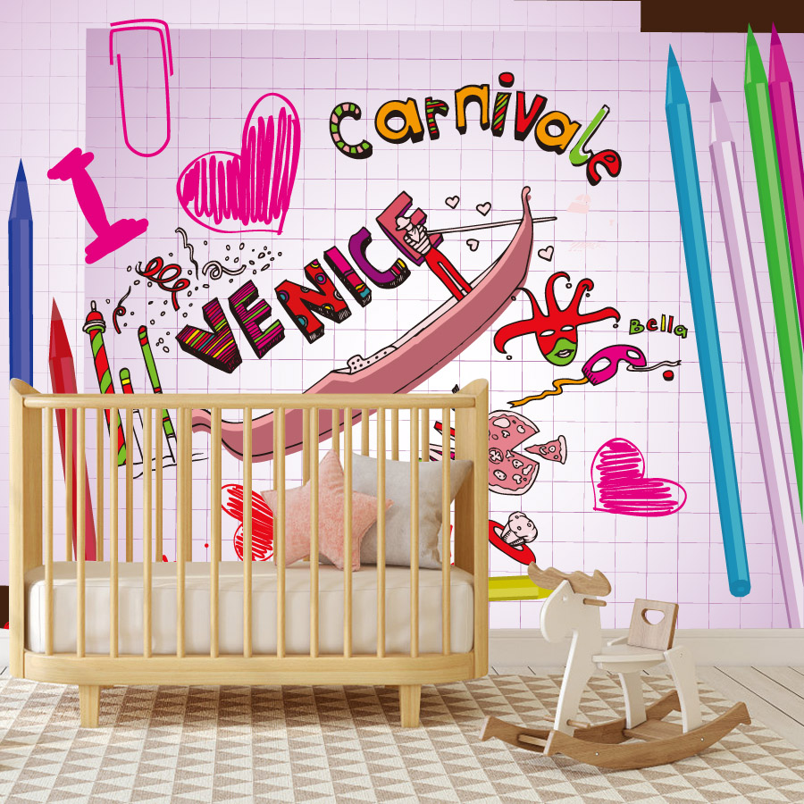 ورق جدران كرتوني سهل الاستخدام - مراجعة Baby Nursery Peel And Stick Wallpaper وسعره