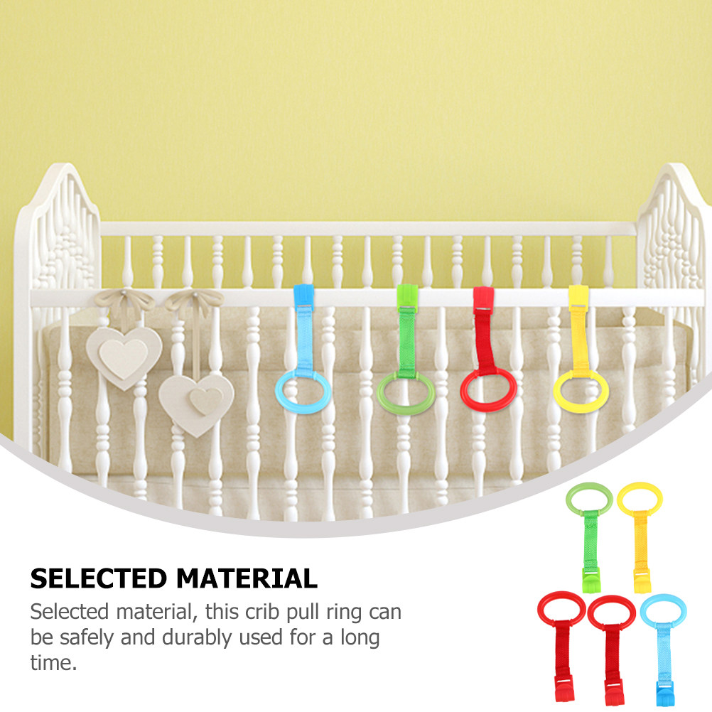 5 قطع من حلقات السحب لسرير الأ - مراجعة Baby Nursery Crib وسعره