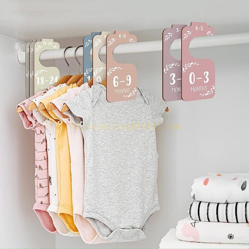 مجموعة من 8 فواصل خشبية لخزانة - مراجعة Baby Nursery Closet وسعره
