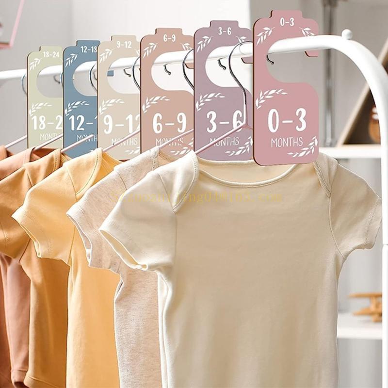 مجموعة من 8 فواصل خشبية لخزانة - مراجعة Baby Nursery Closet وسعره