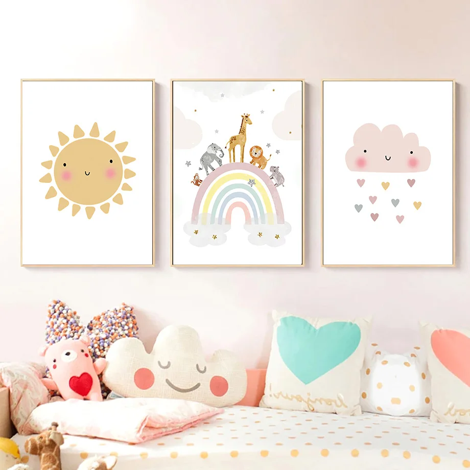ملصقات وطباعات جدارية على الطر - مراجعة Baby Nursery Posters وسعره