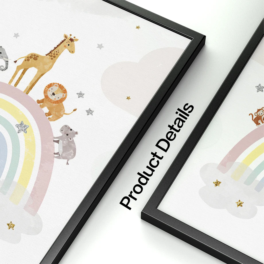 ملصقات وطباعات جدارية على الطر - مراجعة Baby Nursery Posters وسعره