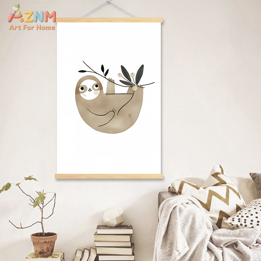 لوحة فنية جدارية قماشية بتصميم - مراجعة Baby Nursery Neutral وسعره