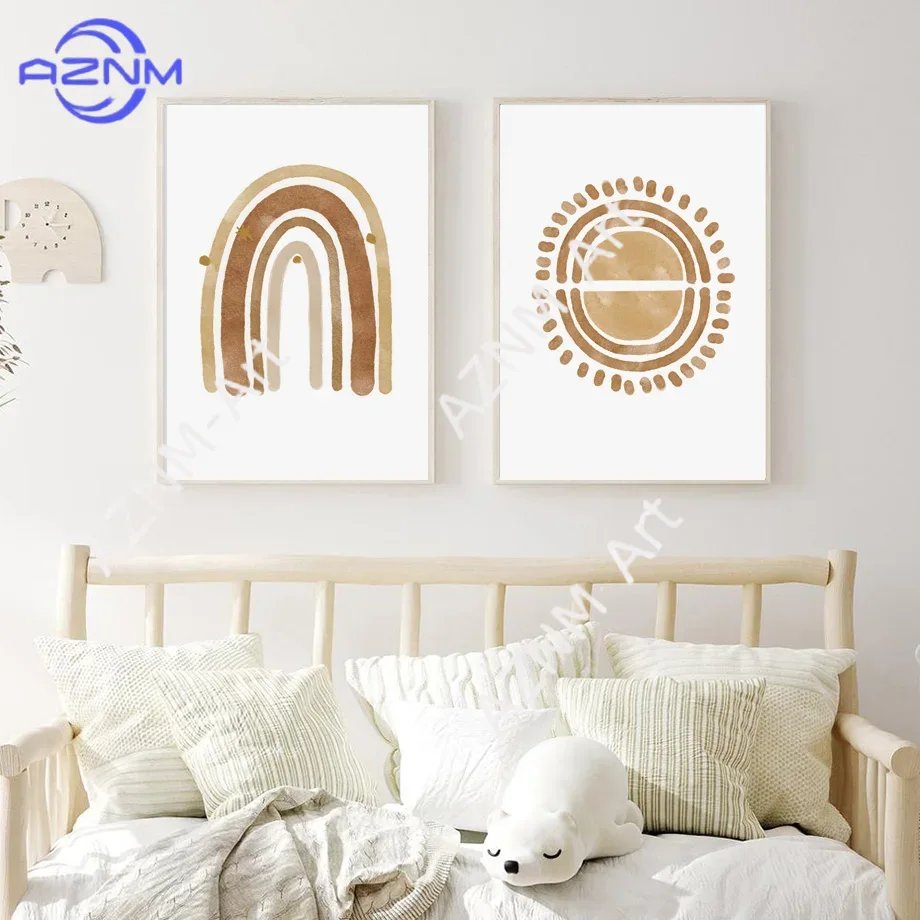لوحة جدارية بوهو لغرفة الأطفال - مراجعة Baby Nursery Neutral وسعره