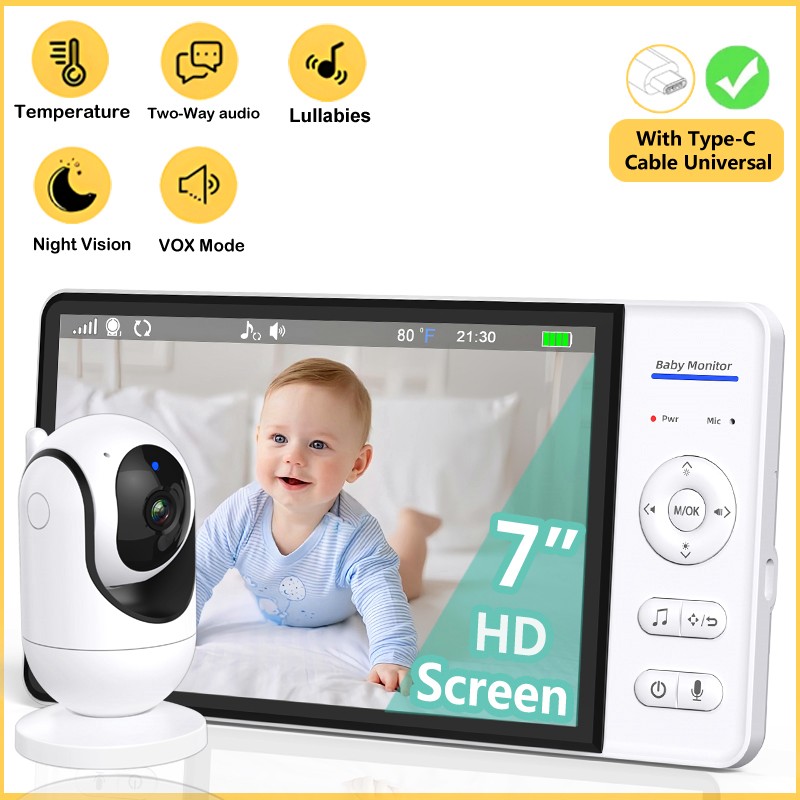 لا واي فاي 7 بوصة مراقبة الطفل - مراجعة Wearable Baby Monitor وسعره