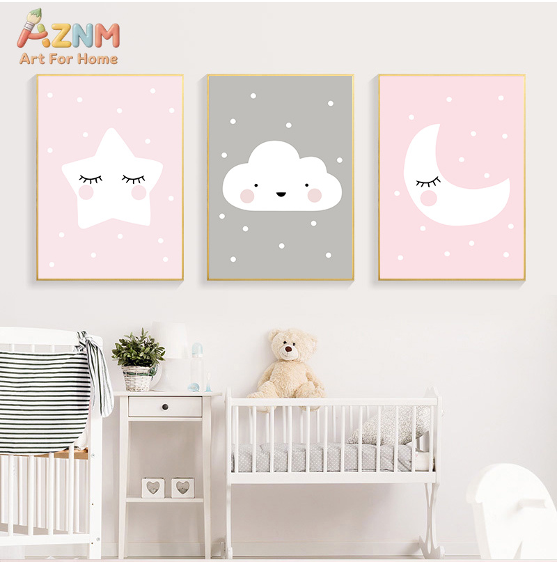 لوحة فنية قماشية مطبوعة بتصميم - مراجعة Baby Nursery Neutral وسعره