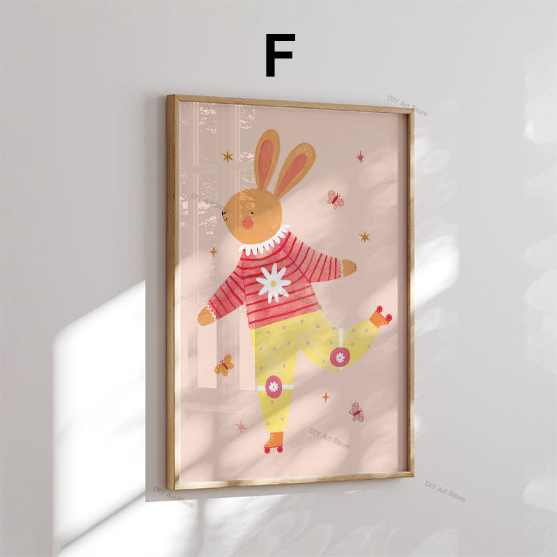 لوحات فنية جدارية كرتونية مضحك - مراجعة Baby Nursery Posters وسعره