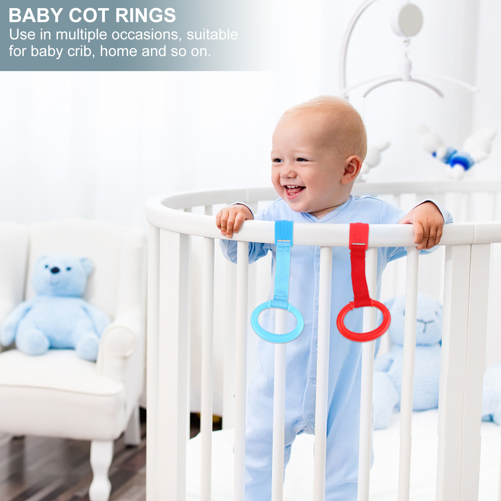 4 قطع حلقات سحب يدوية قوية ومر - مراجعة Baby Nursery Crib وسعره