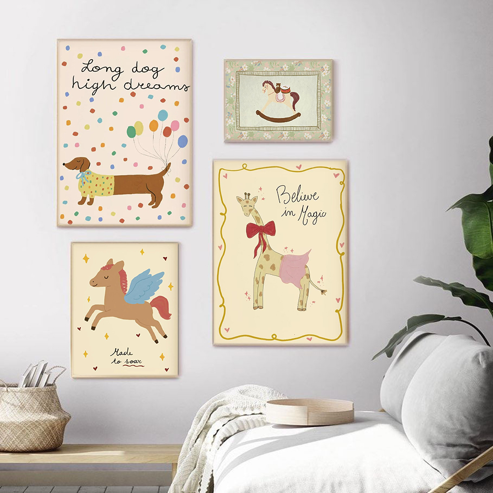 لوحة فنية لغرفة الأطفال بتصميم - مراجعة Baby Nursery Vintage وسعره
