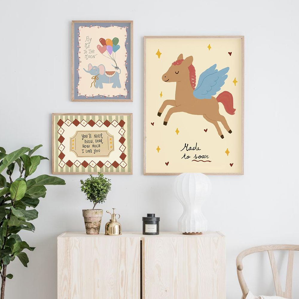 لوحة فنية لغرفة الأطفال بتصميم - مراجعة Baby Nursery Vintage وسعره