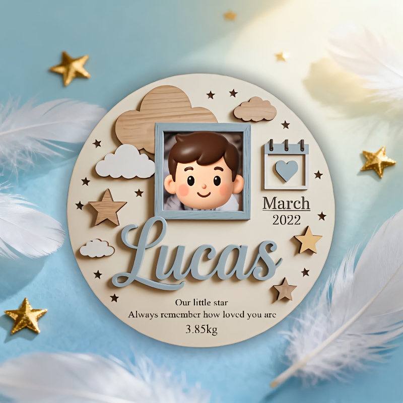 إطار صور مخصص للأطفال، لوحة خش - مراجعة Photo Frame Baby وسعره