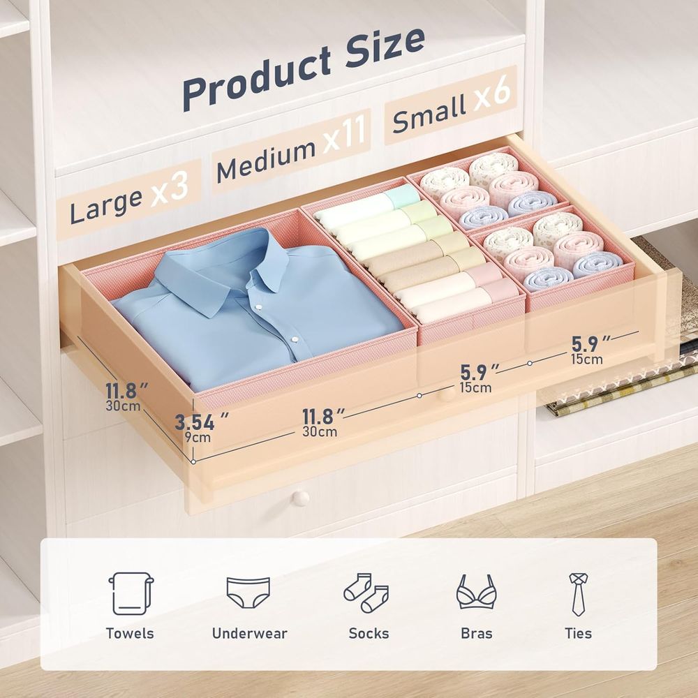 منظم ملابس 20 قطعة - منظمات تخ - مراجعة Baby Nursery Closet Organization وسعره