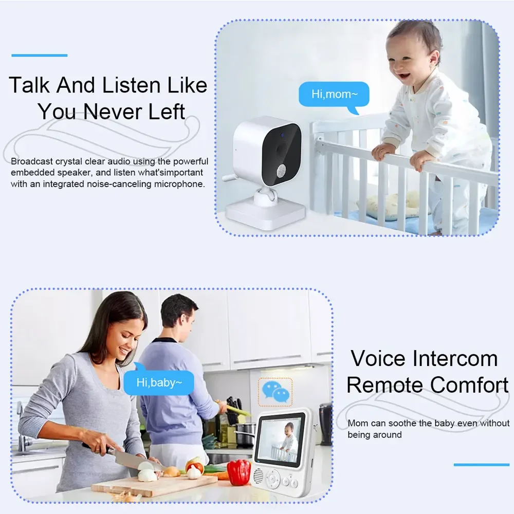 شاشة مراقبة فيديو للأطفال مقاس - مراجعة Wearable Baby Monitor وسعره