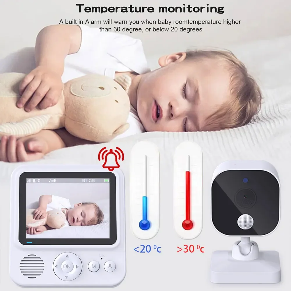 شاشة مراقبة فيديو للأطفال مقاس - مراجعة Wearable Baby Monitor وسعره