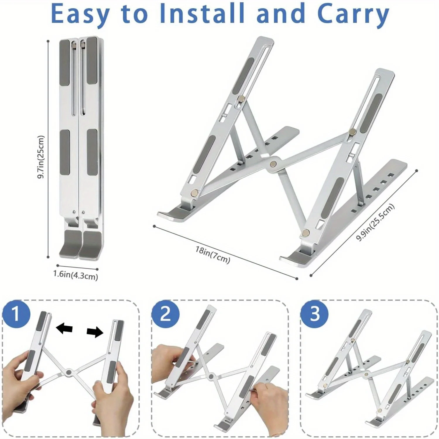 حامل كمبيوتر محمول من الألومني - مراجعة Growth Chart Ruler وسعره