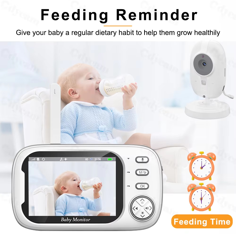 جهاز مراقبة الأطفال بشاشة 3.5  - مراجعة Wearable Baby Monitor وسعره