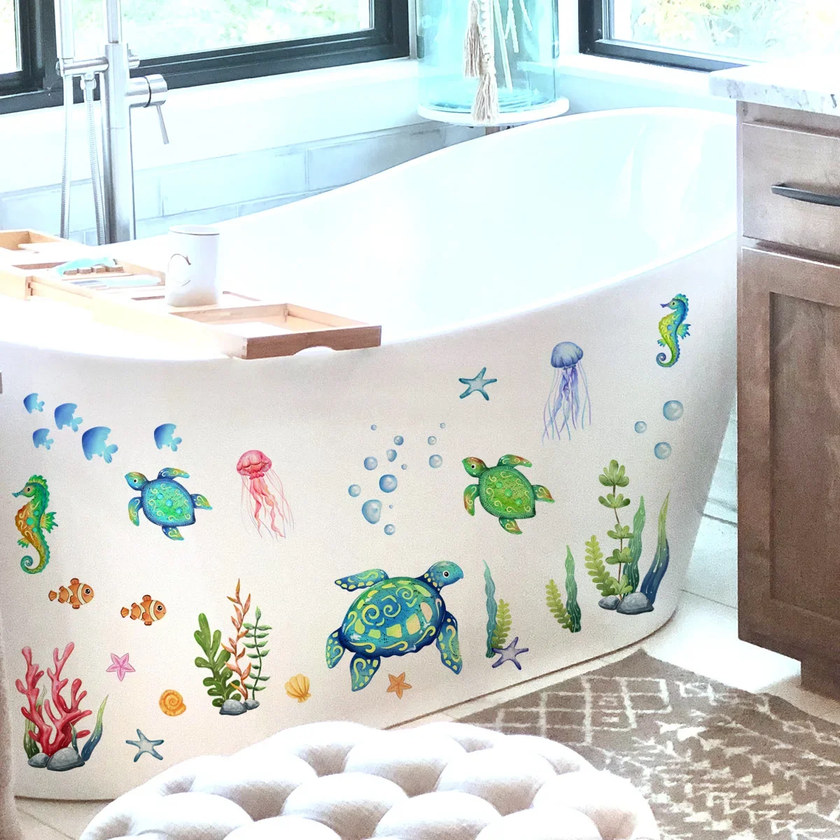 المحيط جدار الشارات تحت البحر  - مراجعة Baby Nursery Under The Sea وسعره