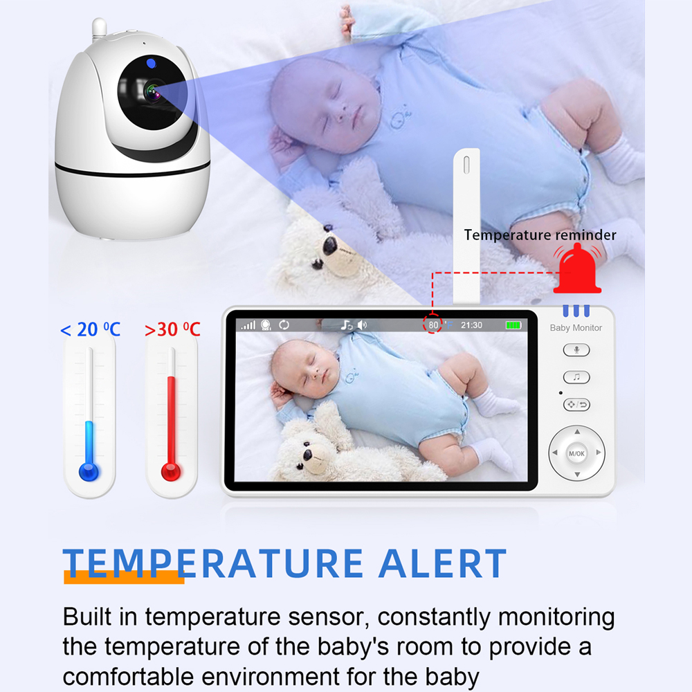 جهاز مراقبة الطفل بالفيديو مع  - مراجعة Wearable Baby Monitor وسعره