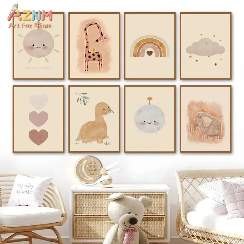 لوحة فنية جدارية من القماش بتص - مراجعة Baby Nursery Neutral وسعره