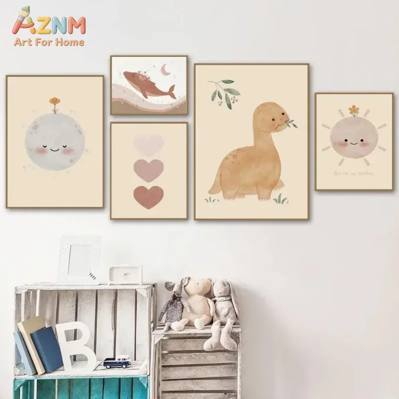 لوحة فنية جدارية من القماش بتص - مراجعة Baby Nursery Neutral وسعره