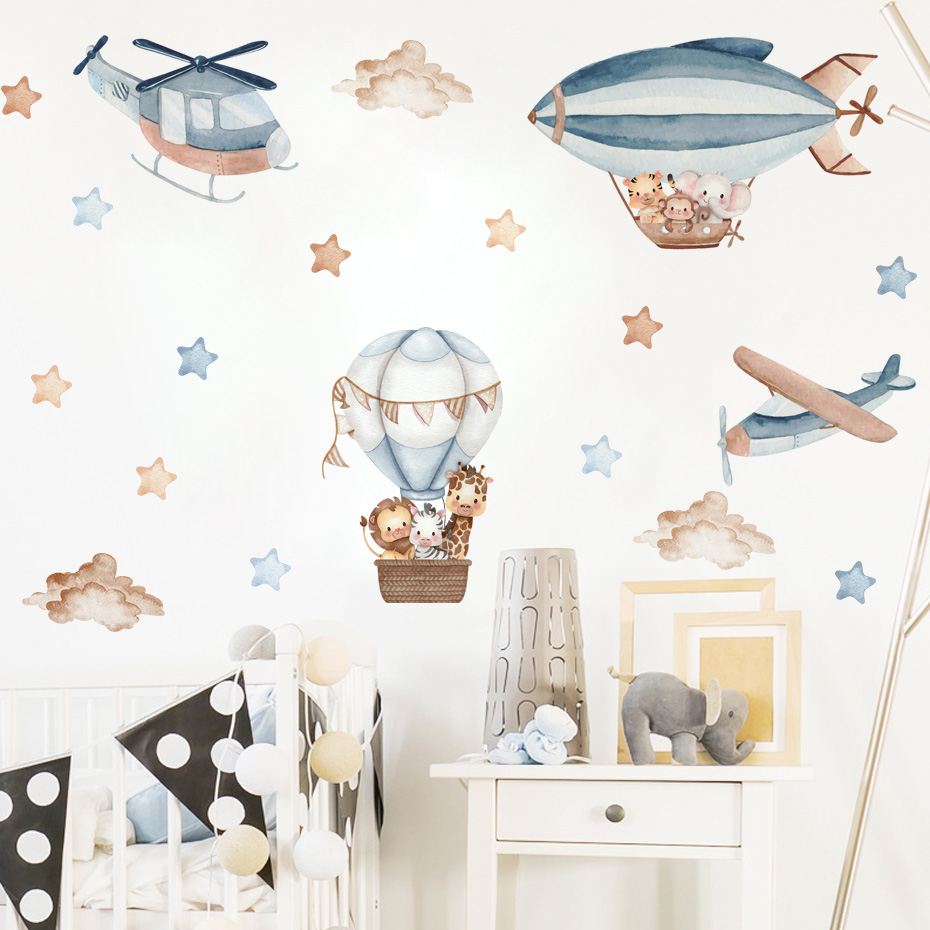 ملصقات حائط على شكل حيوانات بأ - مراجعة Baby Nursery Vinyl وسعره