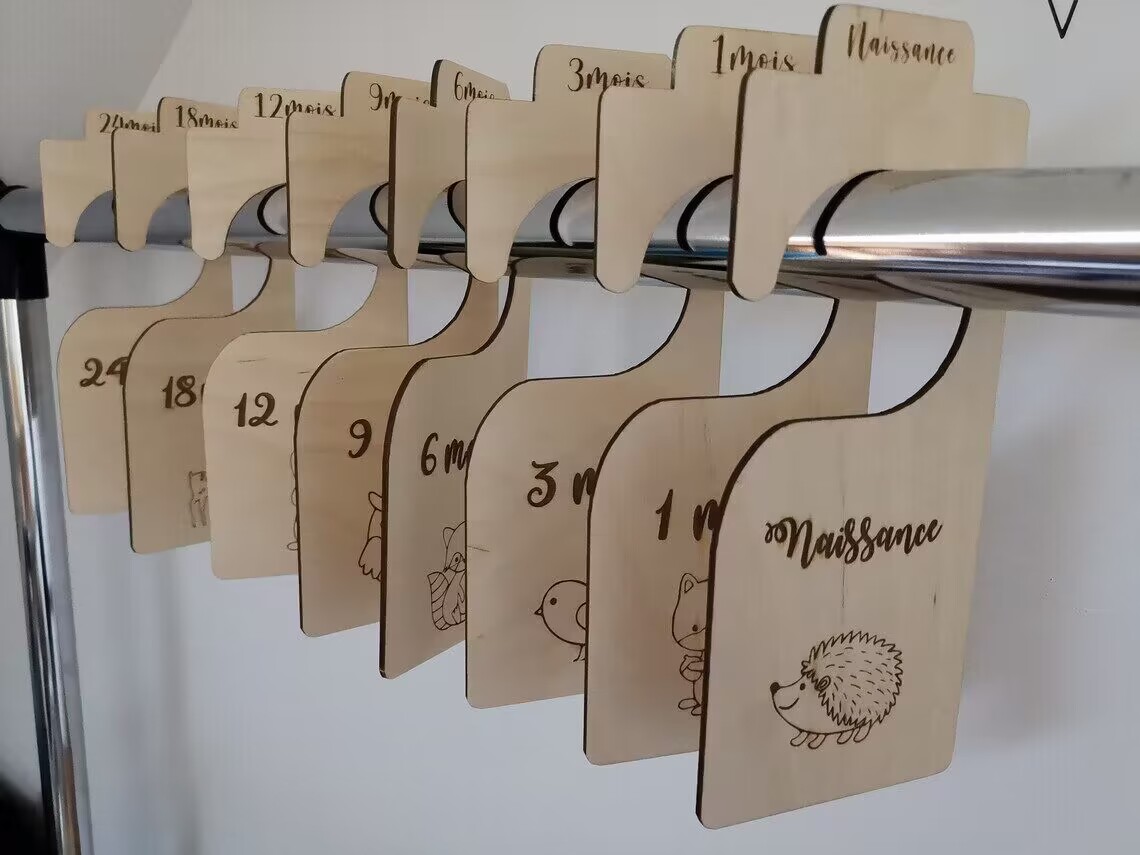 فواصل تعليق ملابس الأطفال بتصم - مراجعة Baby Nursery Closet Organization وسعره