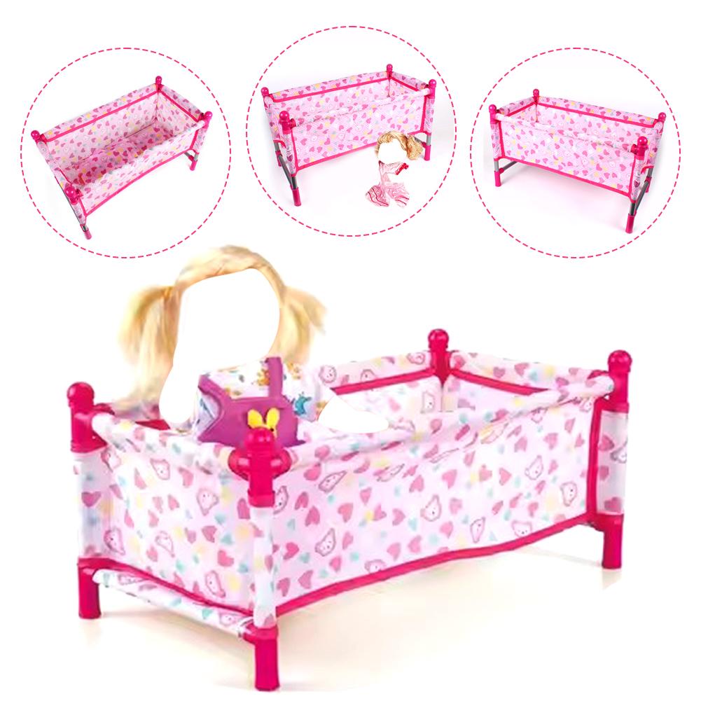 لعبة سرير محاكاة سرير دمية طفل - مراجعة Baby Nursery Crib وسعره
