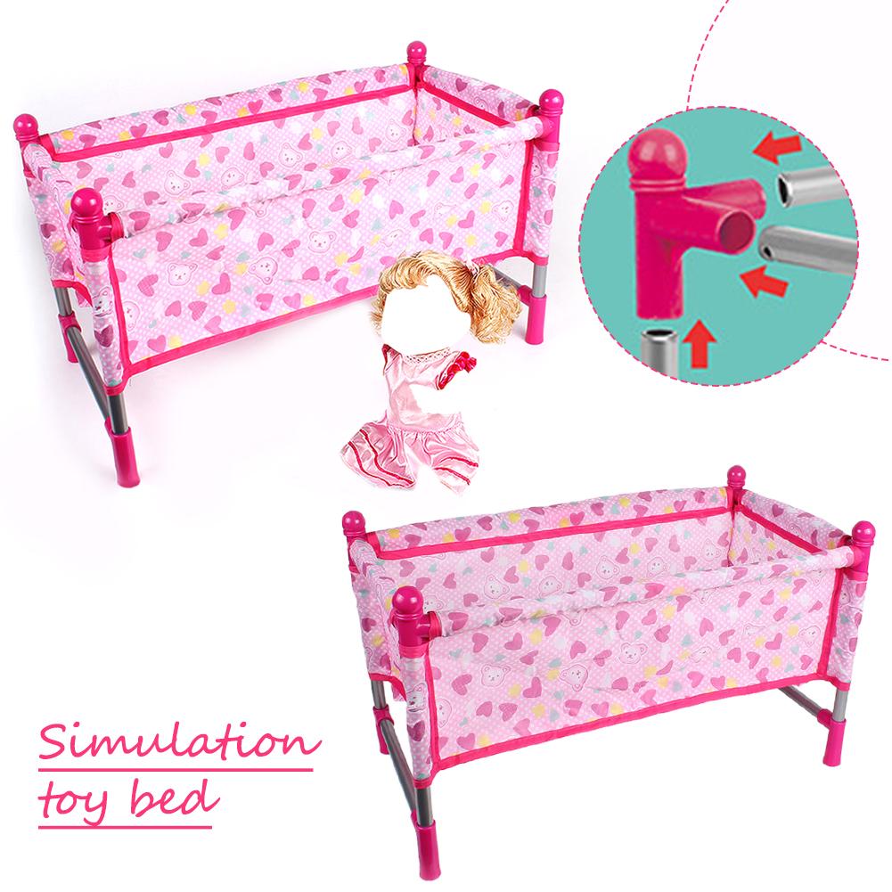 لعبة سرير محاكاة سرير دمية طفل - مراجعة Baby Nursery Crib وسعره