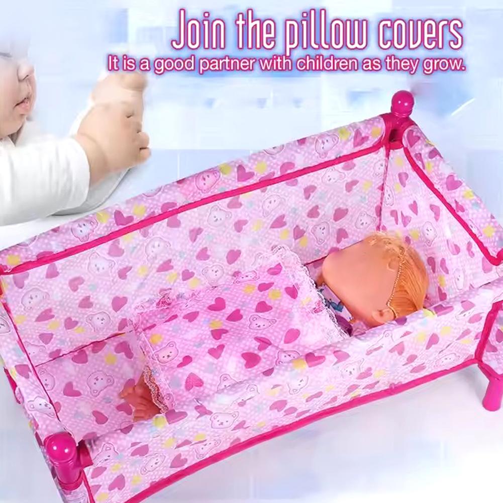 لعبة سرير محاكاة سرير دمية طفل - مراجعة Baby Nursery Crib وسعره