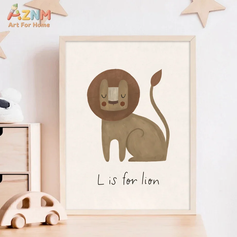 لوحة فنية قماشية للأطفال بتصمي - مراجعة Baby Nursery Neutral وسعره
