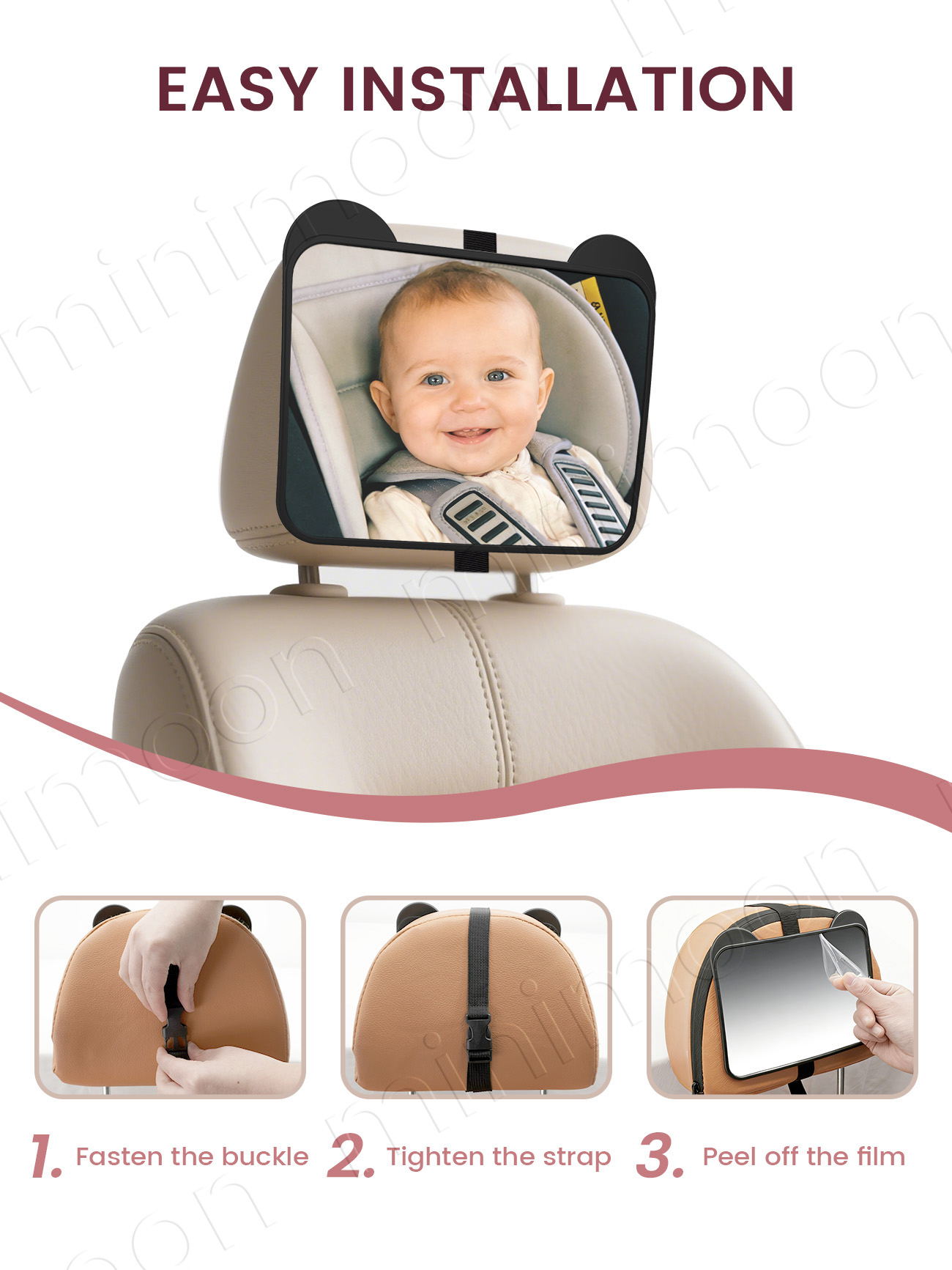 مرآة سيارة لطيفة على شكل أذن د - مراجعة Wearable Baby Monitor وسعره
