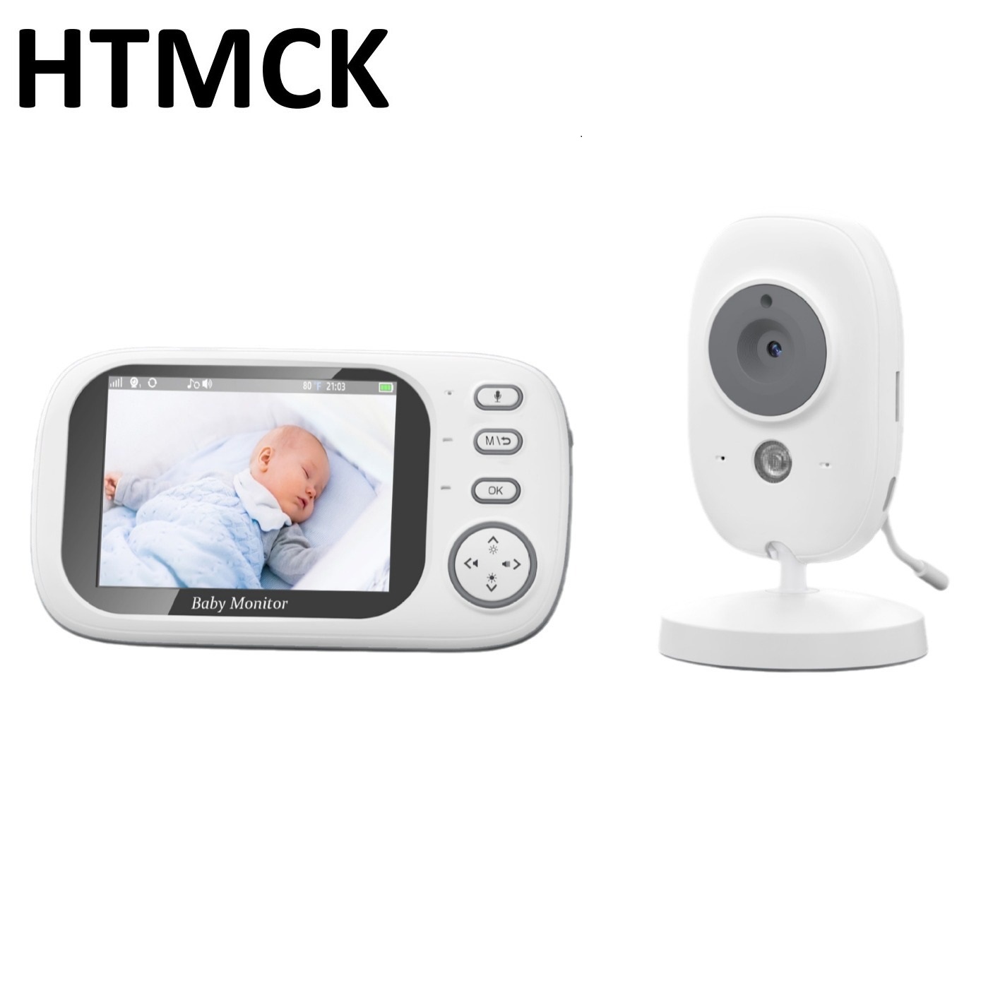 جهاز مراقبة الأطفال HTMCK بشاش - مراجعة Wearable Baby Monitor وسعره
