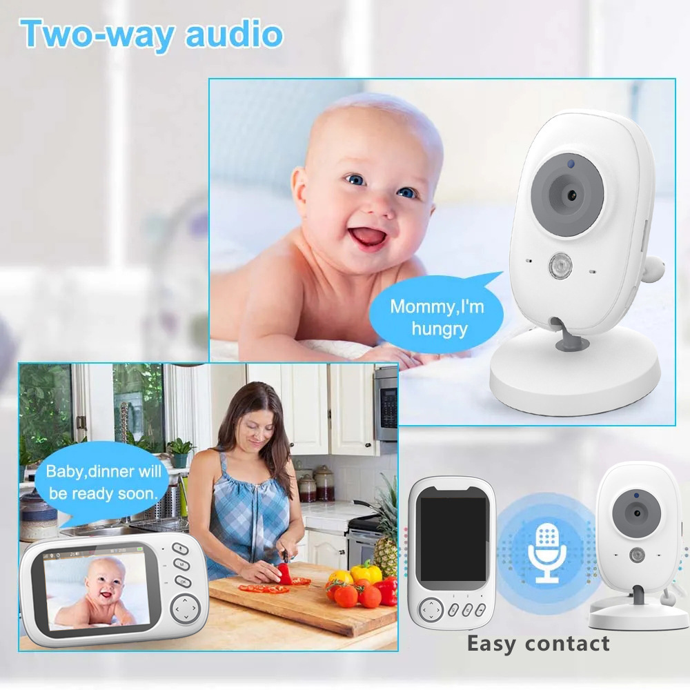 جهاز مراقبة الأطفال HTMCK بشاش - مراجعة Wearable Baby Monitor وسعره
